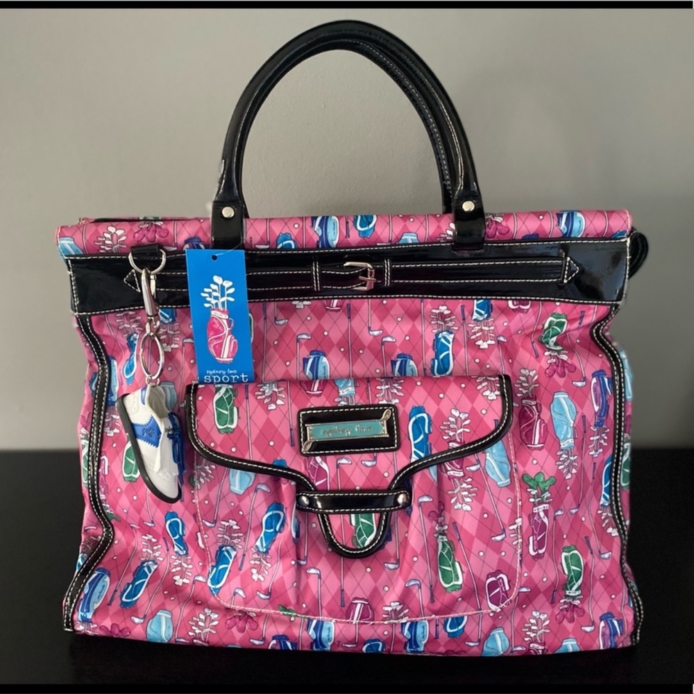 Sydney Love golf weekender bag.